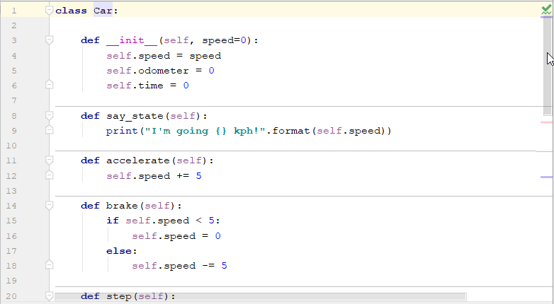 Method Separators in Editor Method Separators in Editor