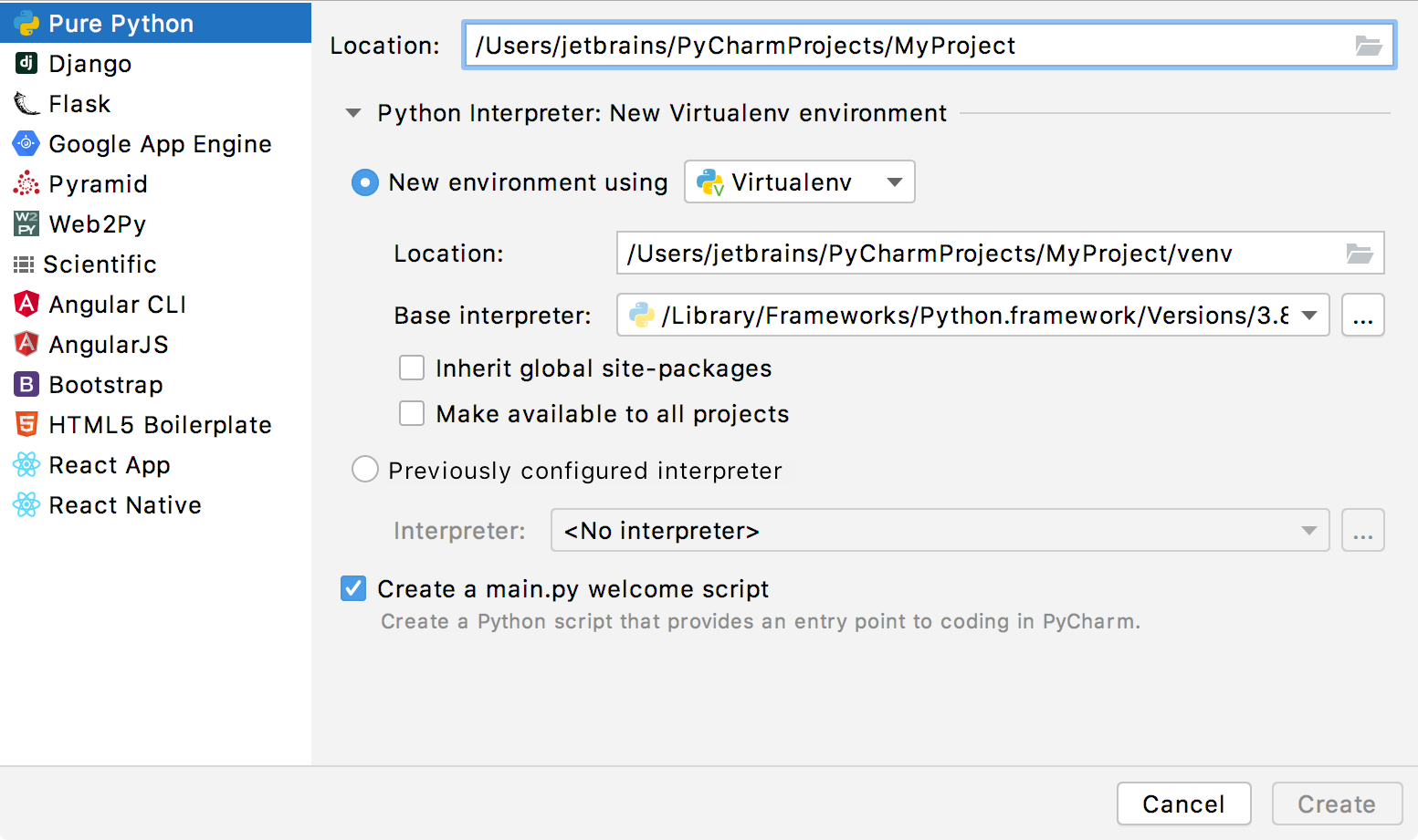 Creating a PyCharm helps implement new project Creating a PyCharm helps implement new project