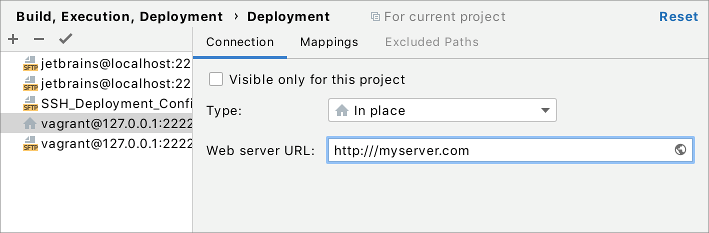 In-place deployment In-place deployment