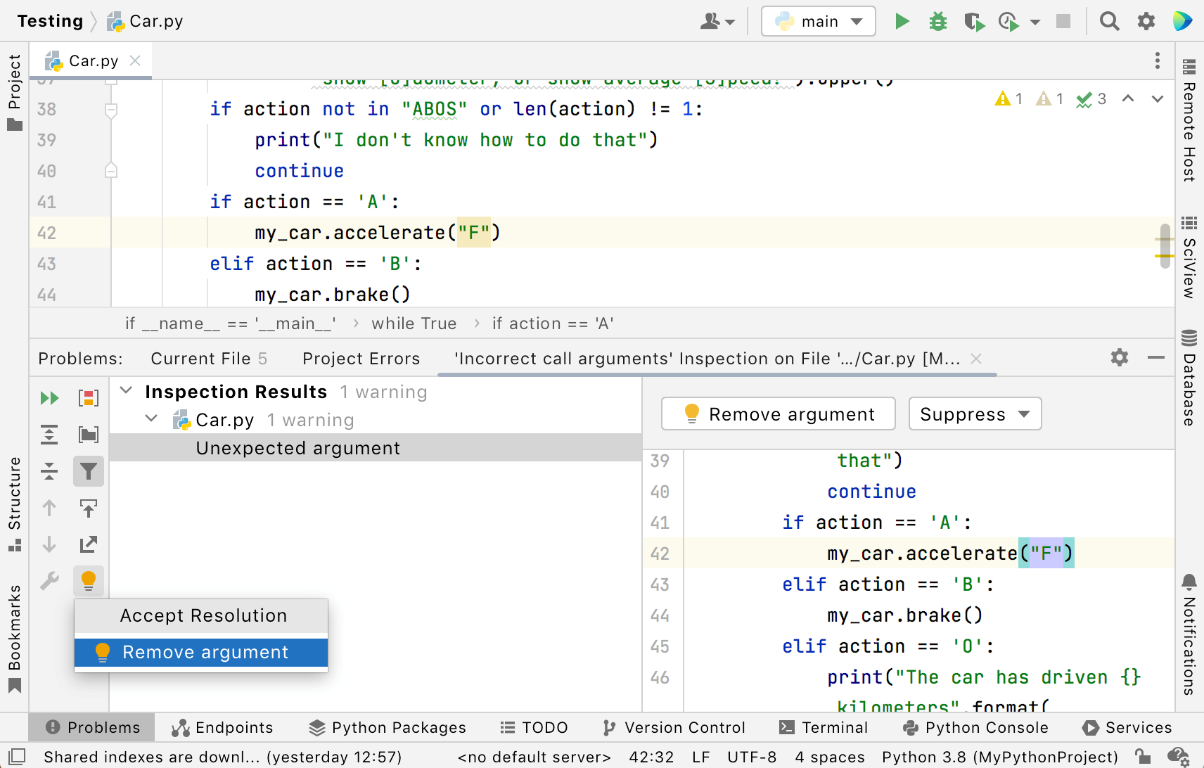Problems tool window Problems tool window