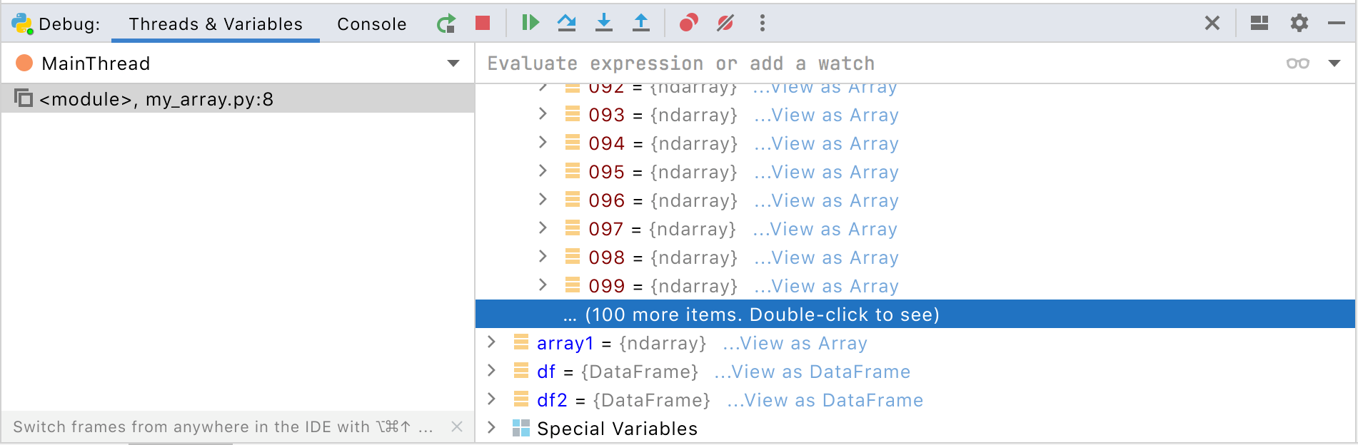 Load more than 100 elements of the array Load more than 100 elements of the array