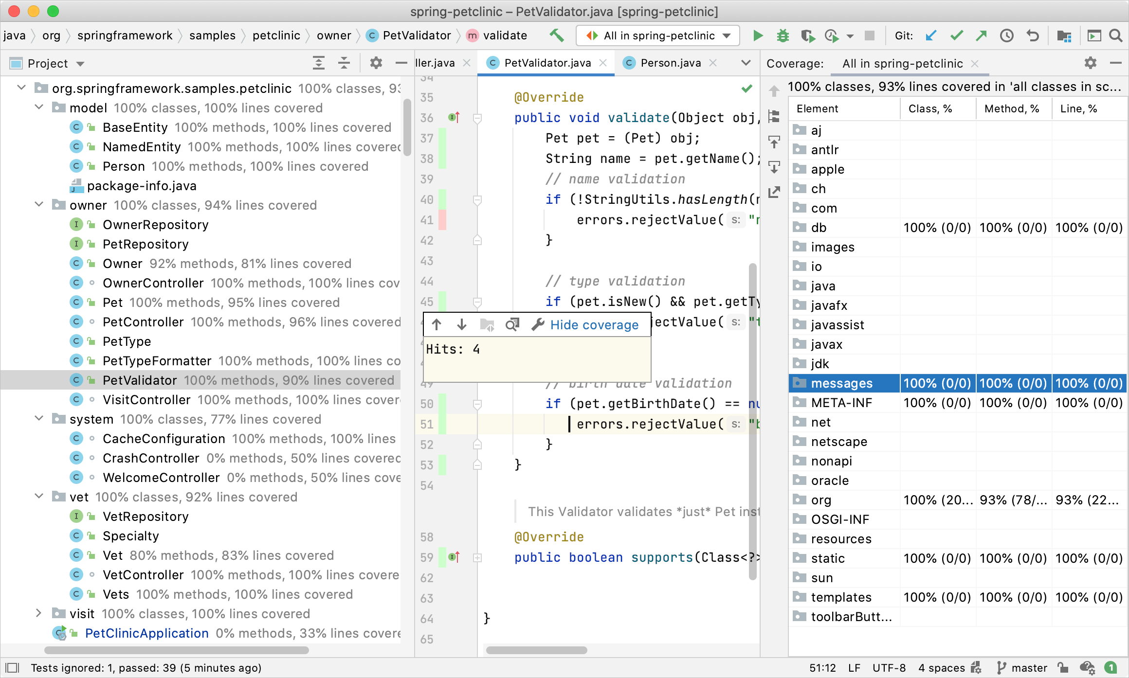 Code coverage results Code coverage results