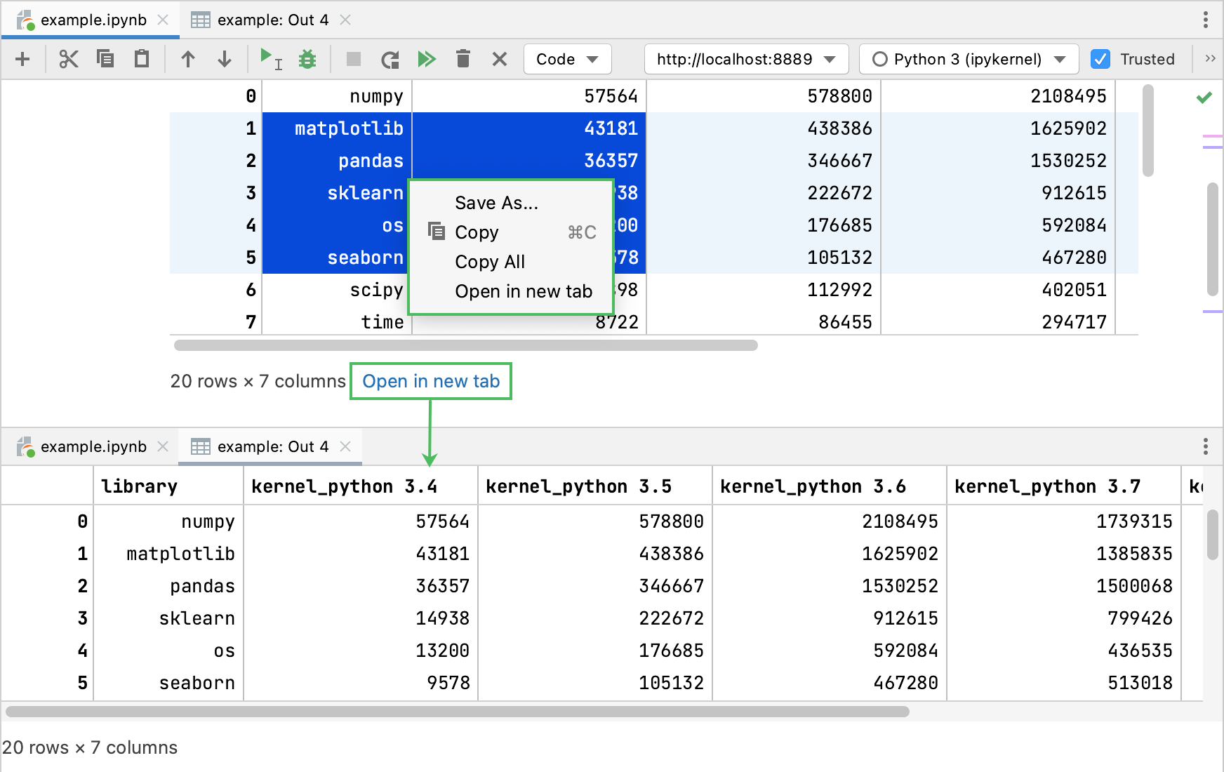 Cell execution Cell execution
