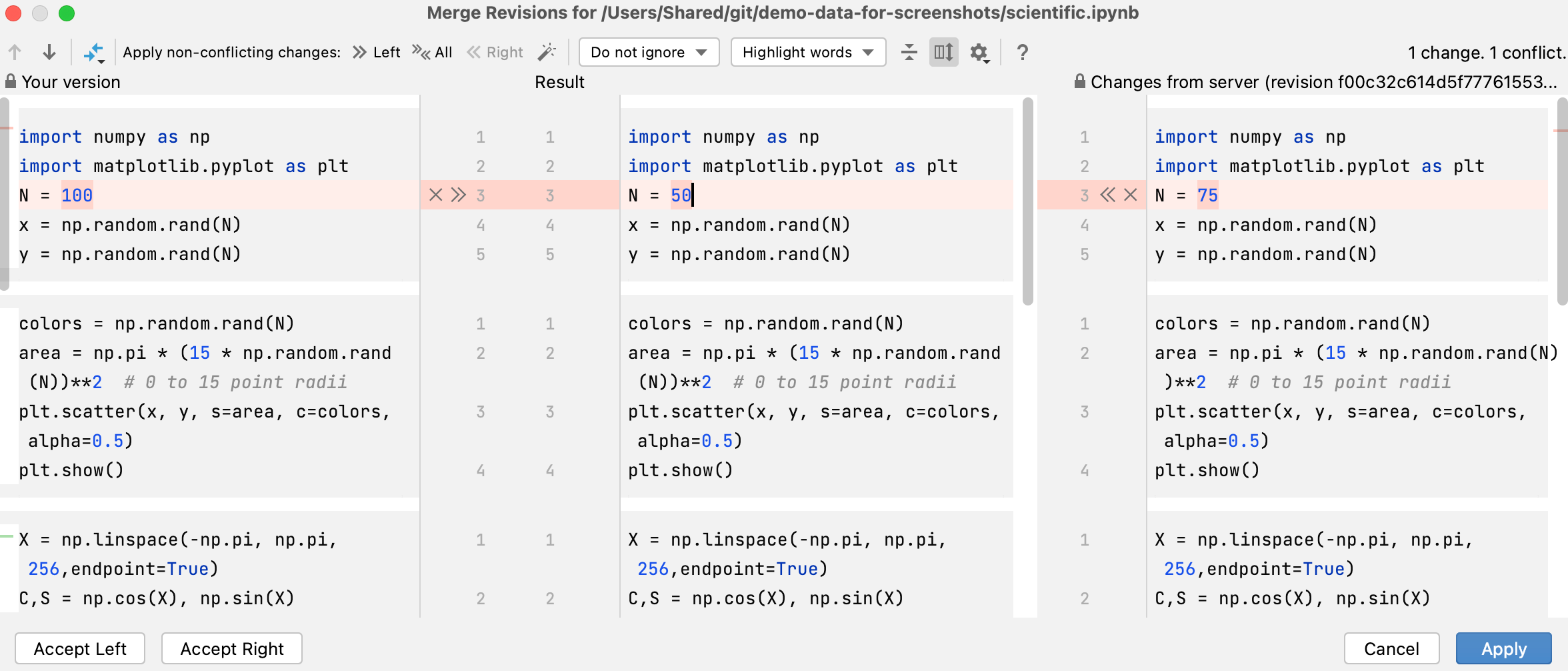 Resolve conflicts Resolve conflicts