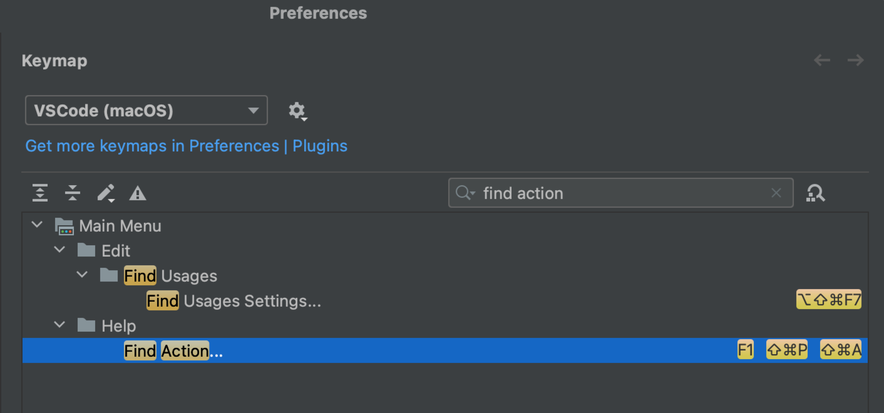 Set the VS Code keymap as default