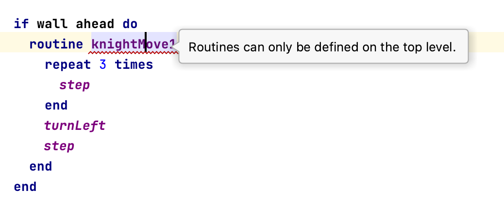 A property of a node highlighted A property of a node highlighted