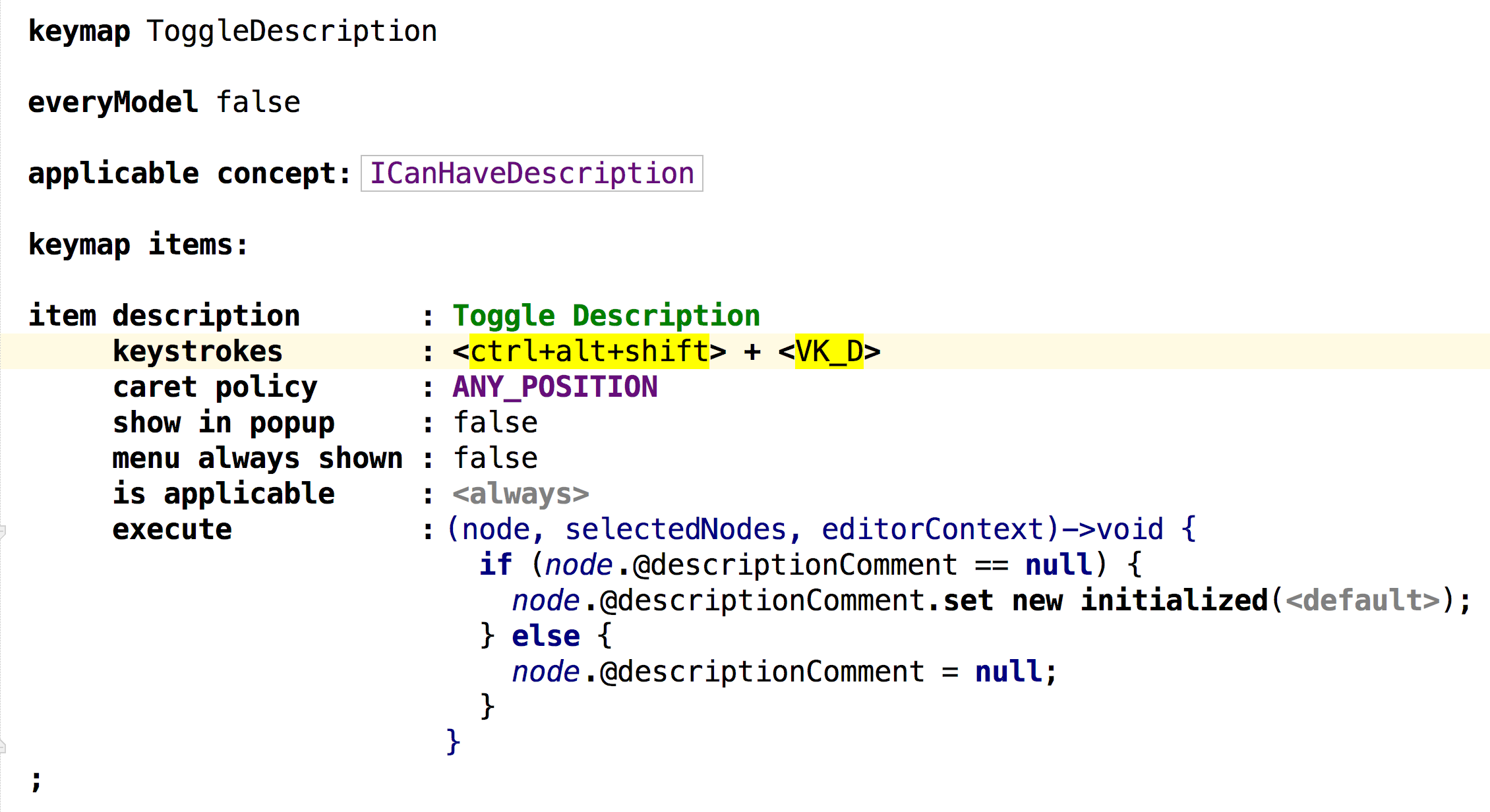 Completing the action Completing the action