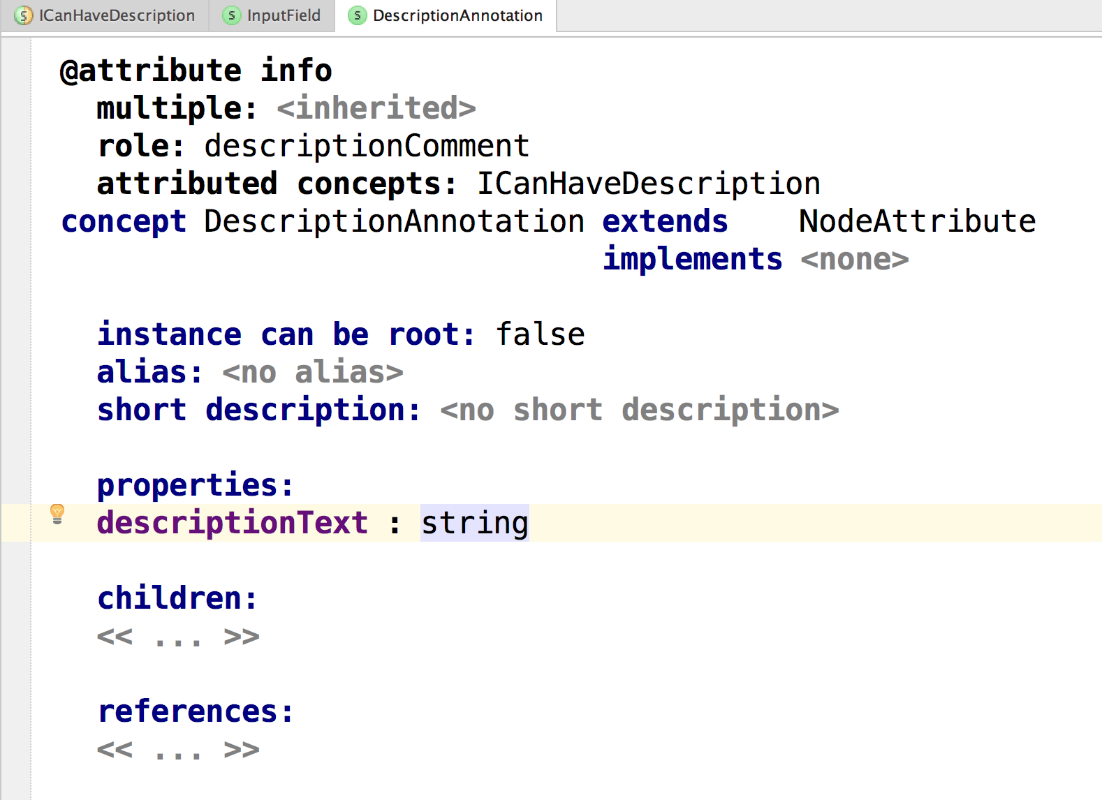 Adding the description text Adding the description text