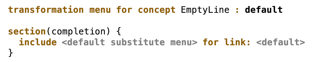 Include default substitute1 Include default substitute1