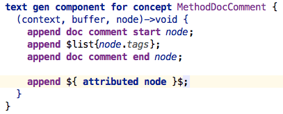 Method doc comment attribute