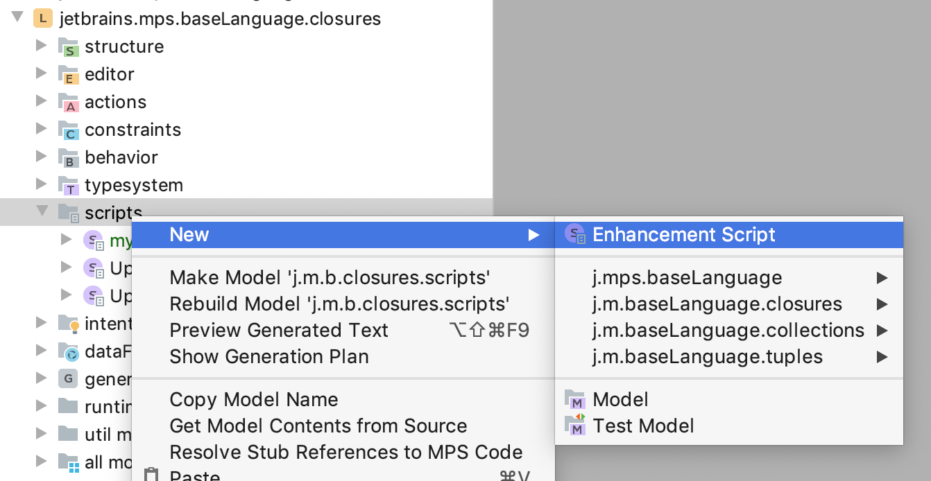 Scripts language mig script