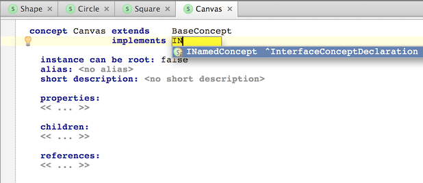 Implementing an interface Implementing an interface
