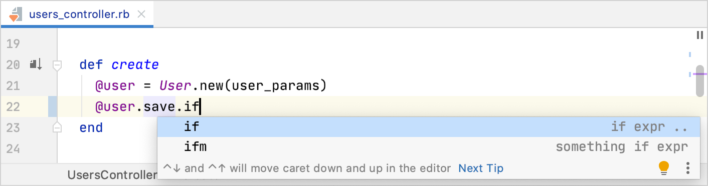 Postfix completion Postfix completion