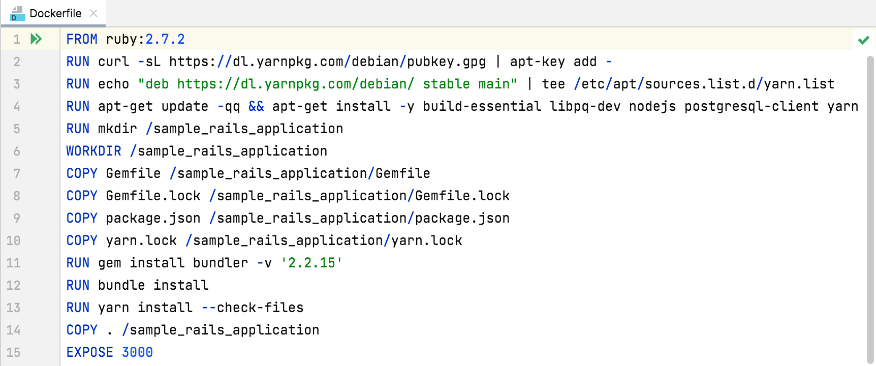 Dockerfile Dockerfile