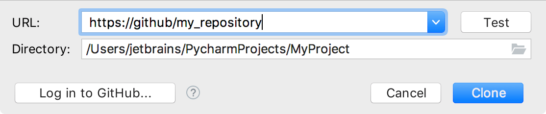 Clone a repository Clone a repository
