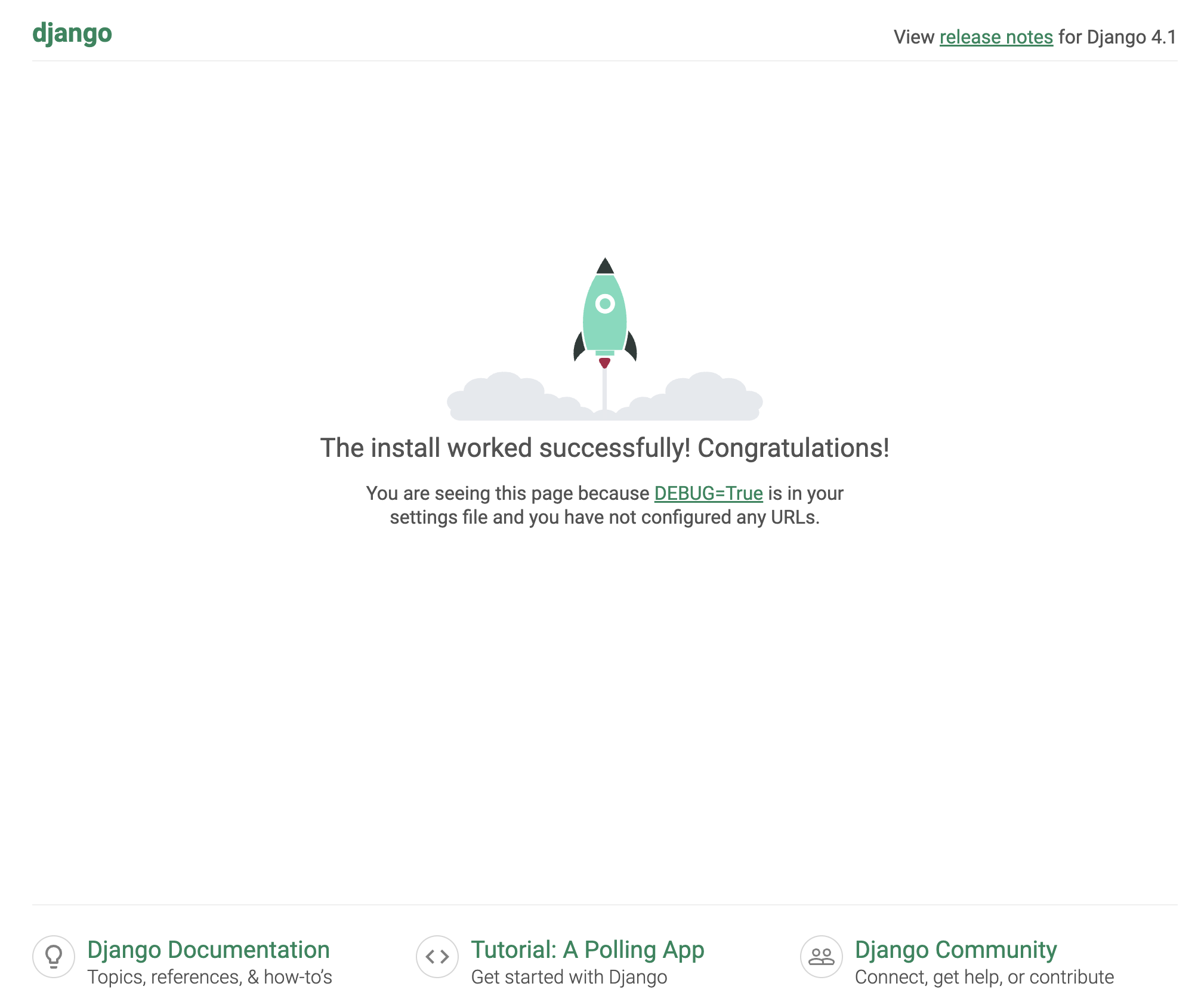 Django server test page Django server test page