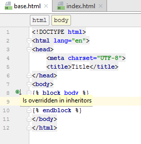 the block is inherited the block is inherited