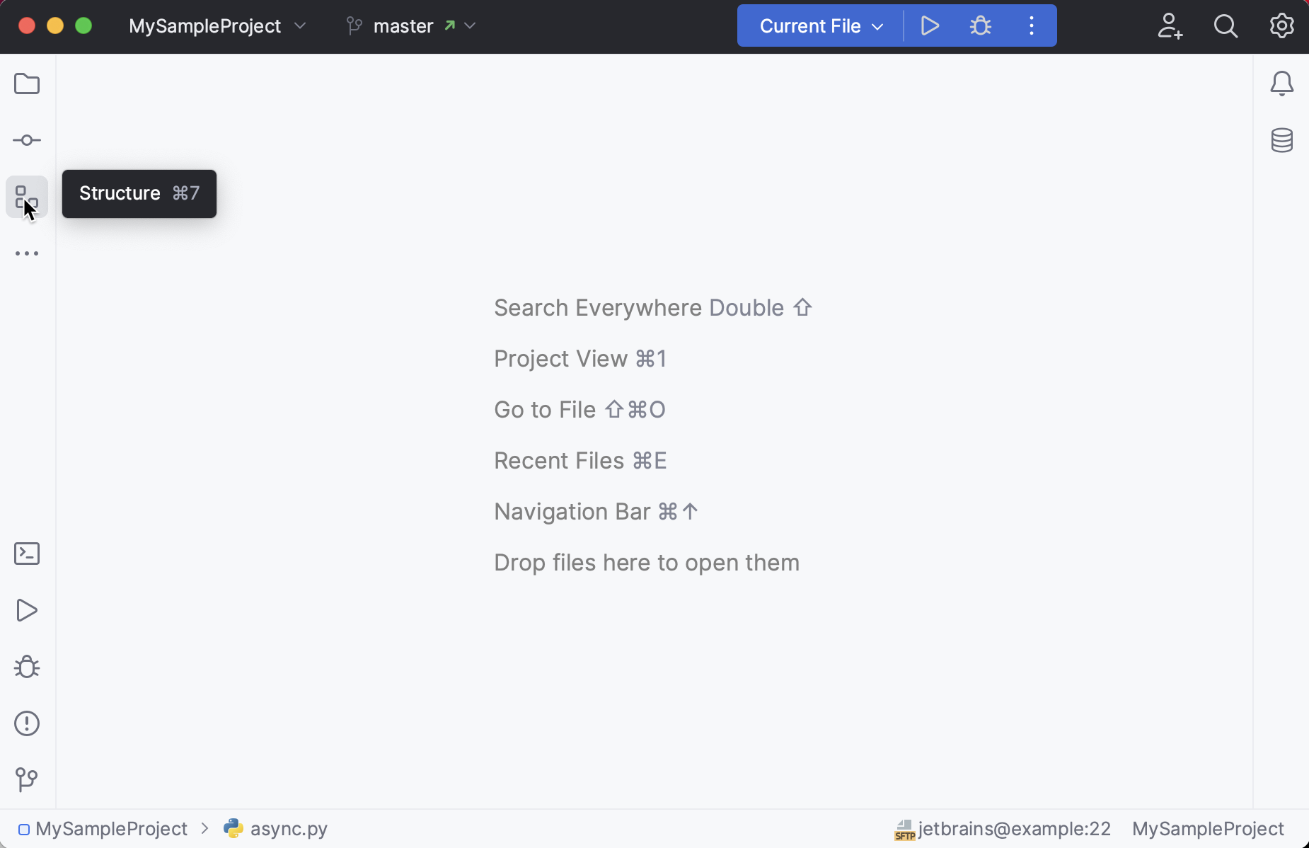 Tool window icon tooltips Tool window icon tooltips