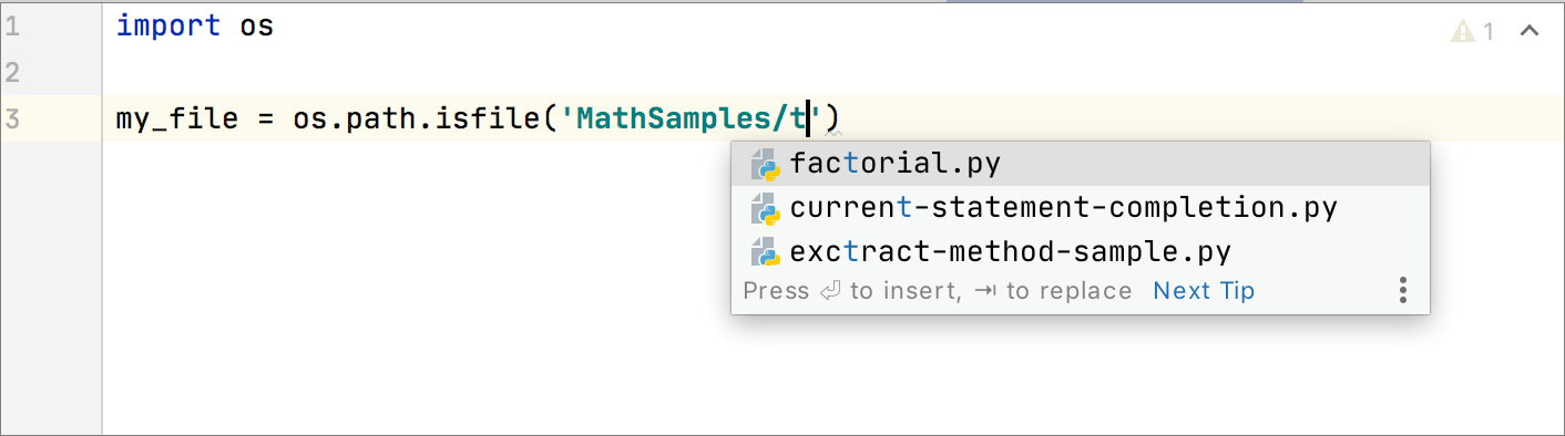Path completion Path completion