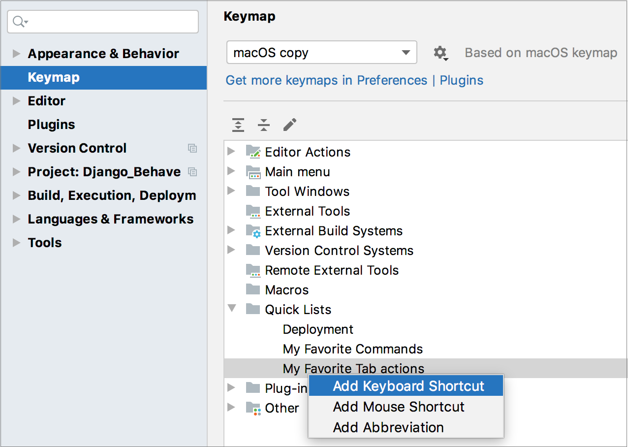 Add a shortcut to a quicklist Add a shortcut to a quicklist