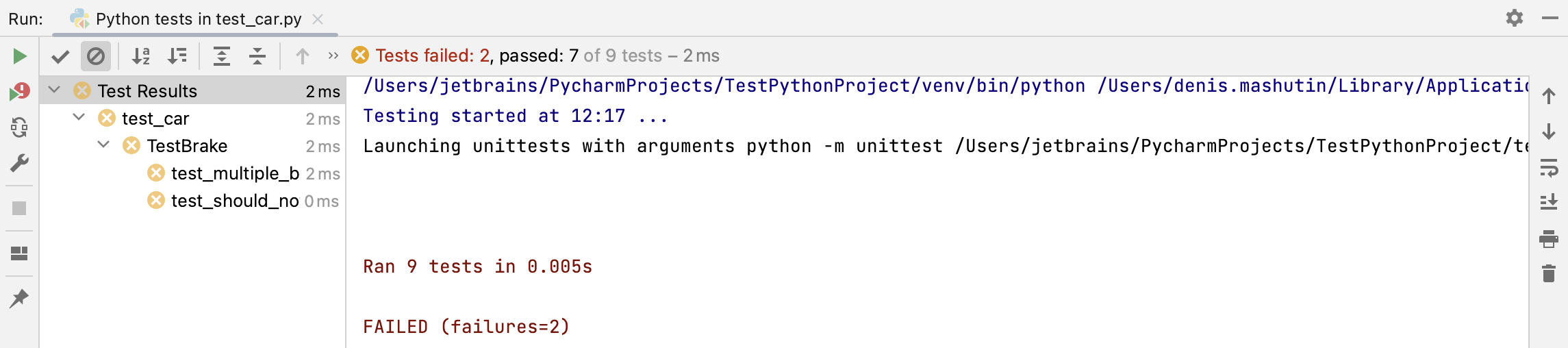 Run unittest Run unittest