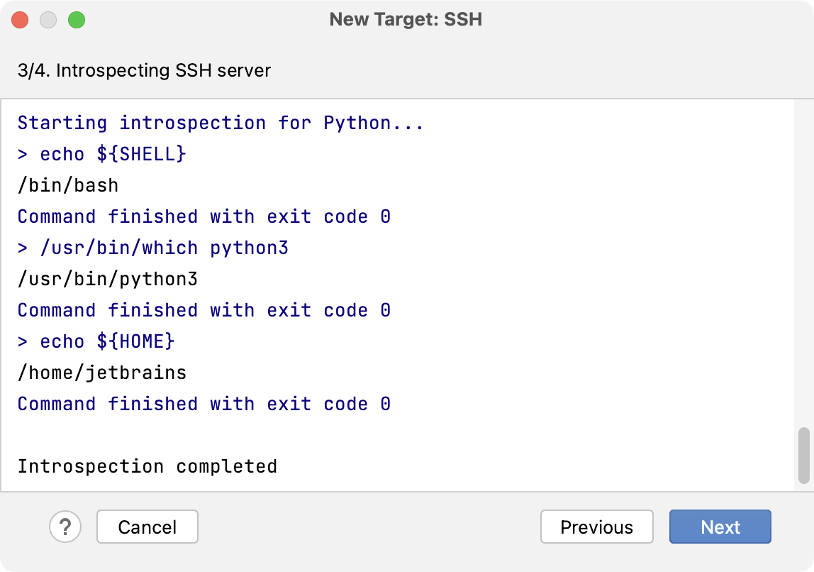 SSH server introspection SSH server introspection
