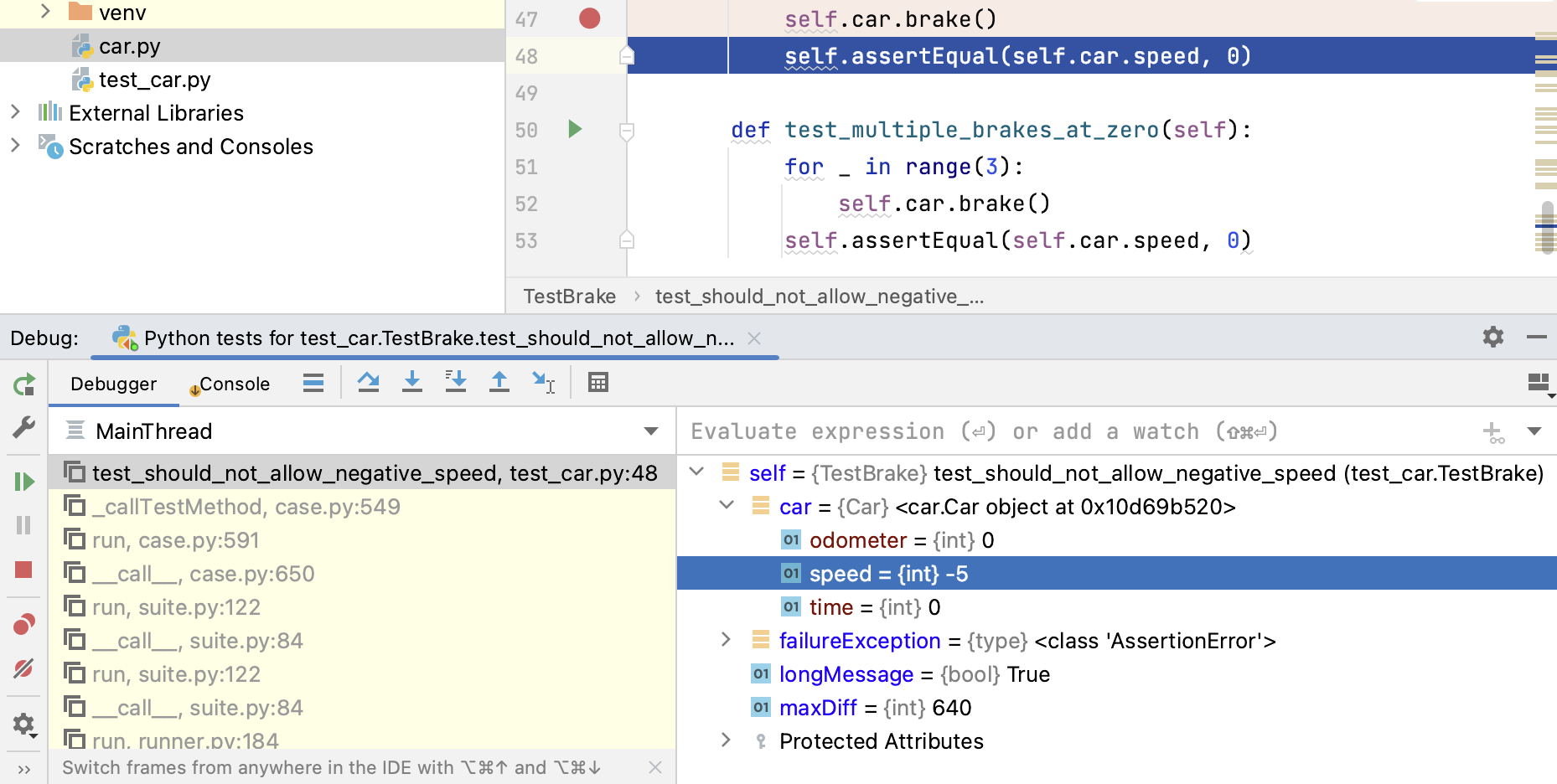 Debugging output Debugging output