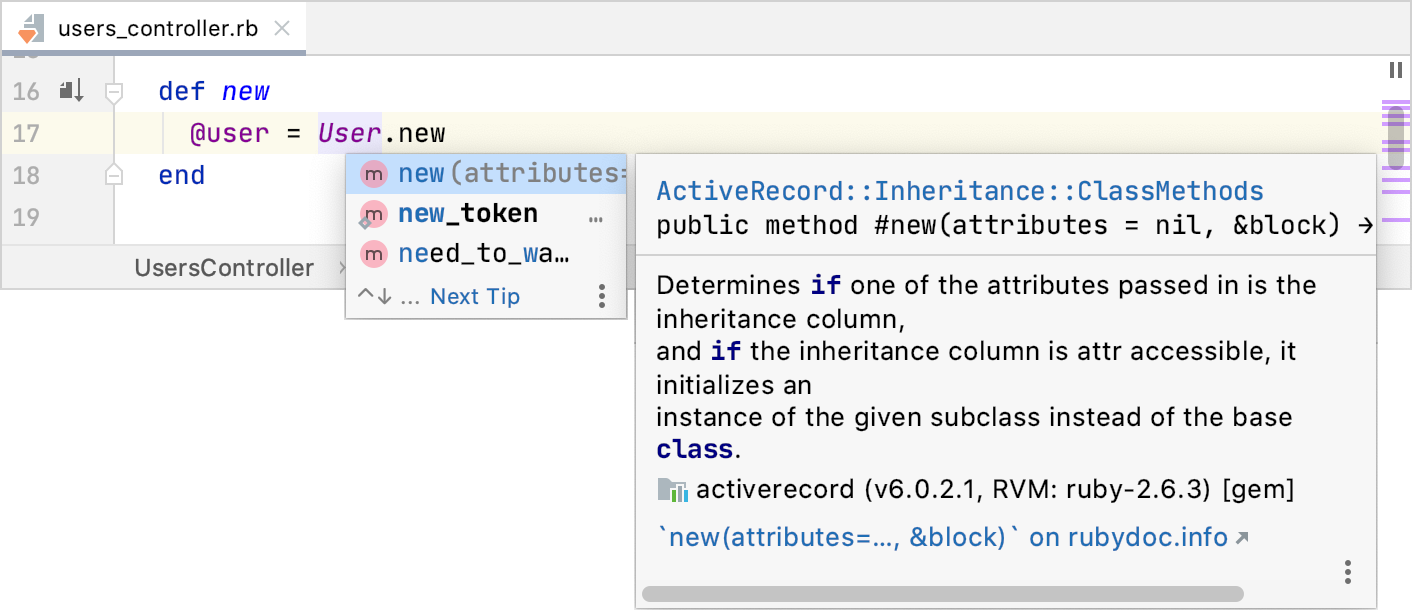 Quick documentation Quick documentation