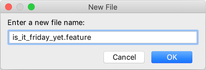 New feature file New feature file