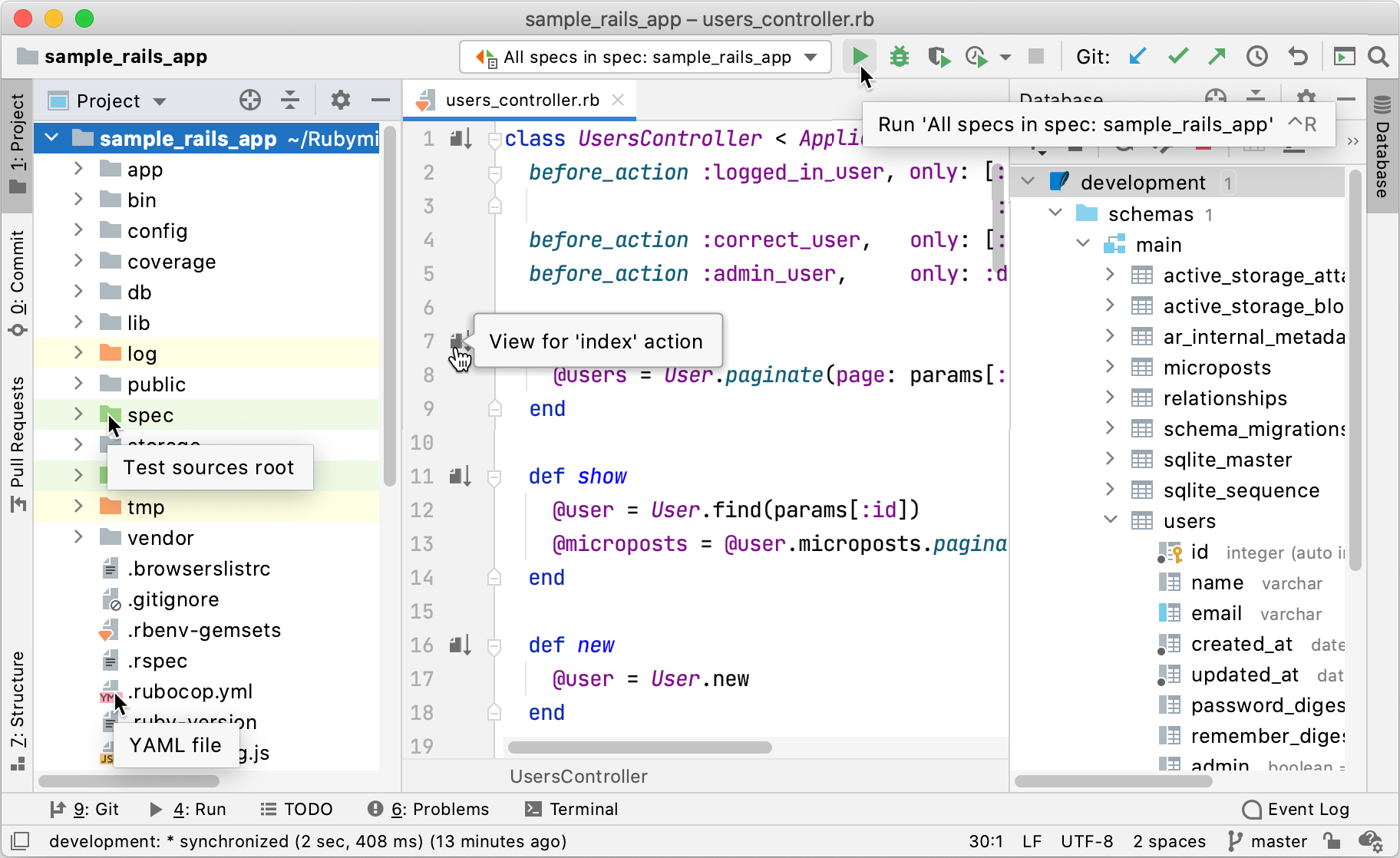 Tooltips in the IDE Tooltips in the IDE
