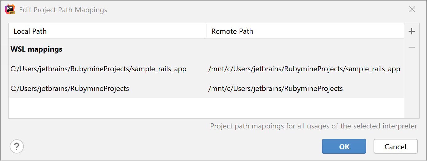 Edit Project Path Mappings Edit Project Path Mappings