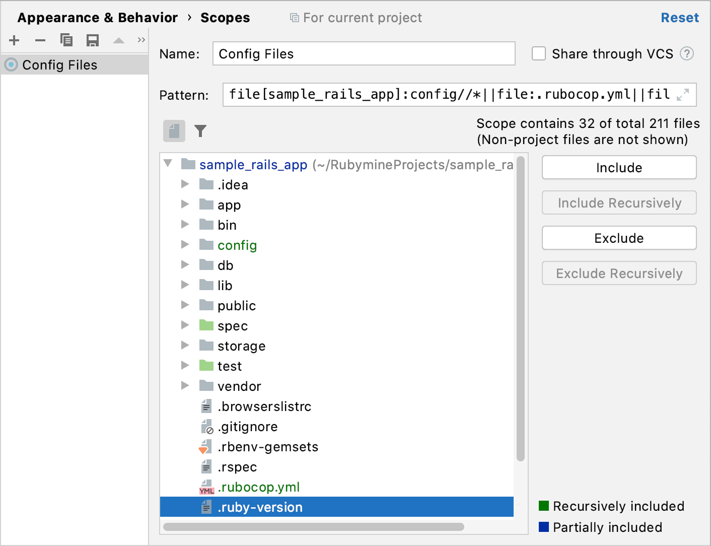A new scope with added files and folders A new scope with added files and folders
