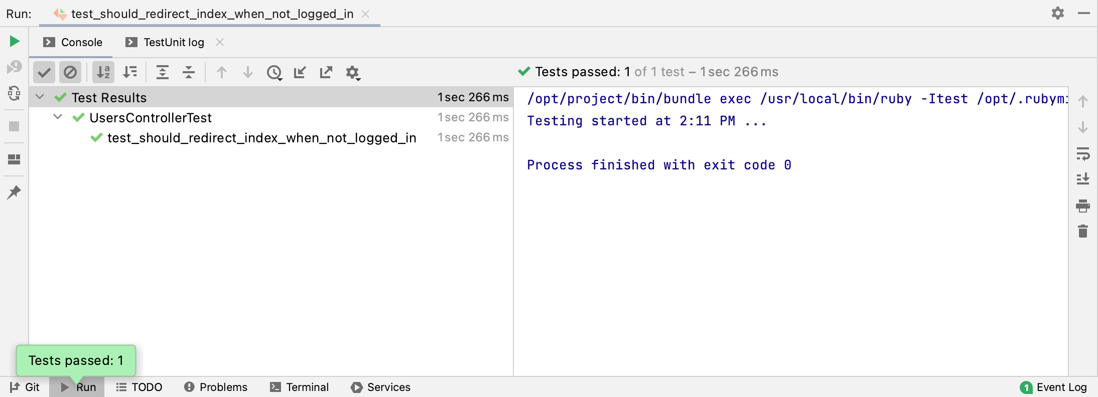 Test result Test result