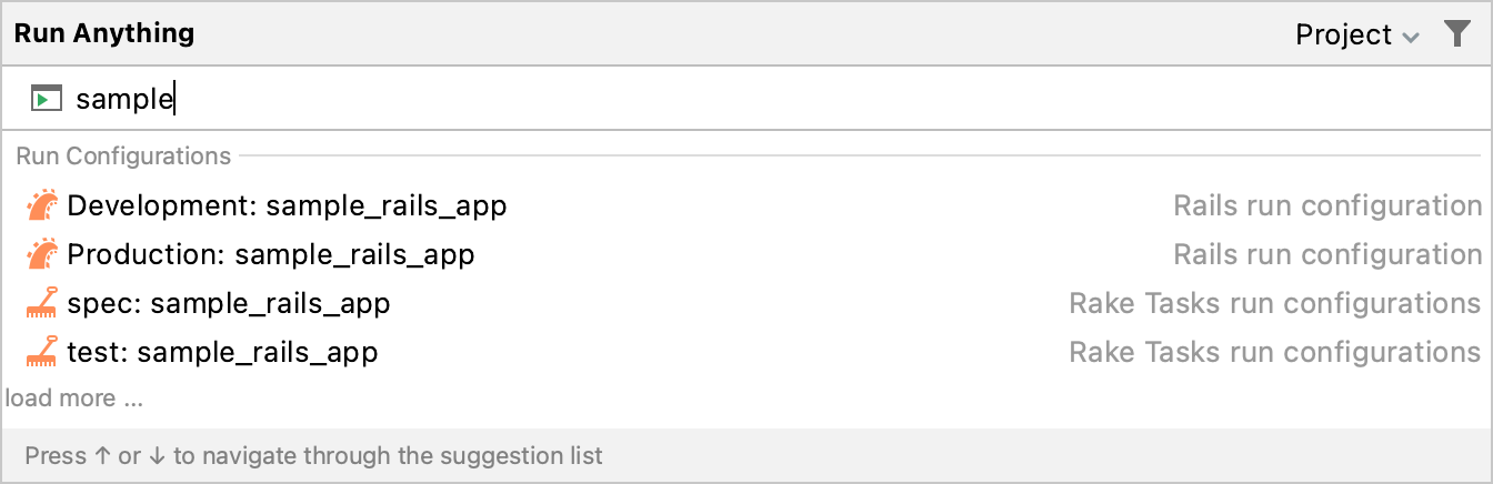 Start run/debug configurations from the Run Anything popup Start run/debug configurations from the Run Anything popup