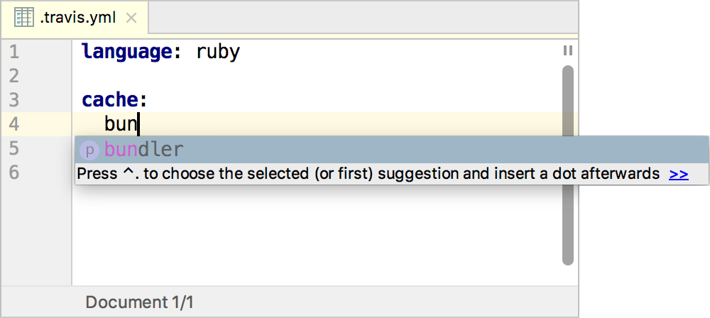 YAML: complete JSON YAML: complete JSON