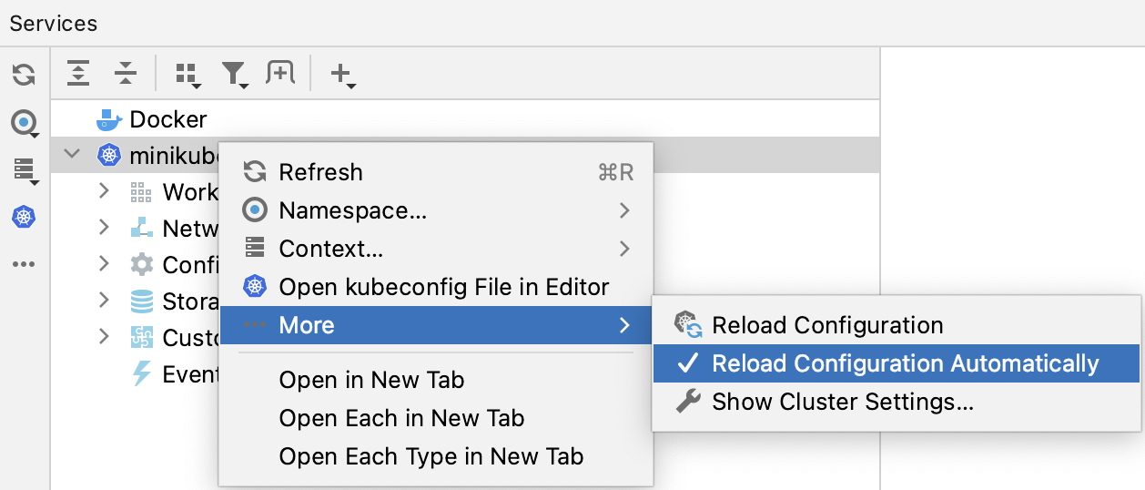 Reload Configuration