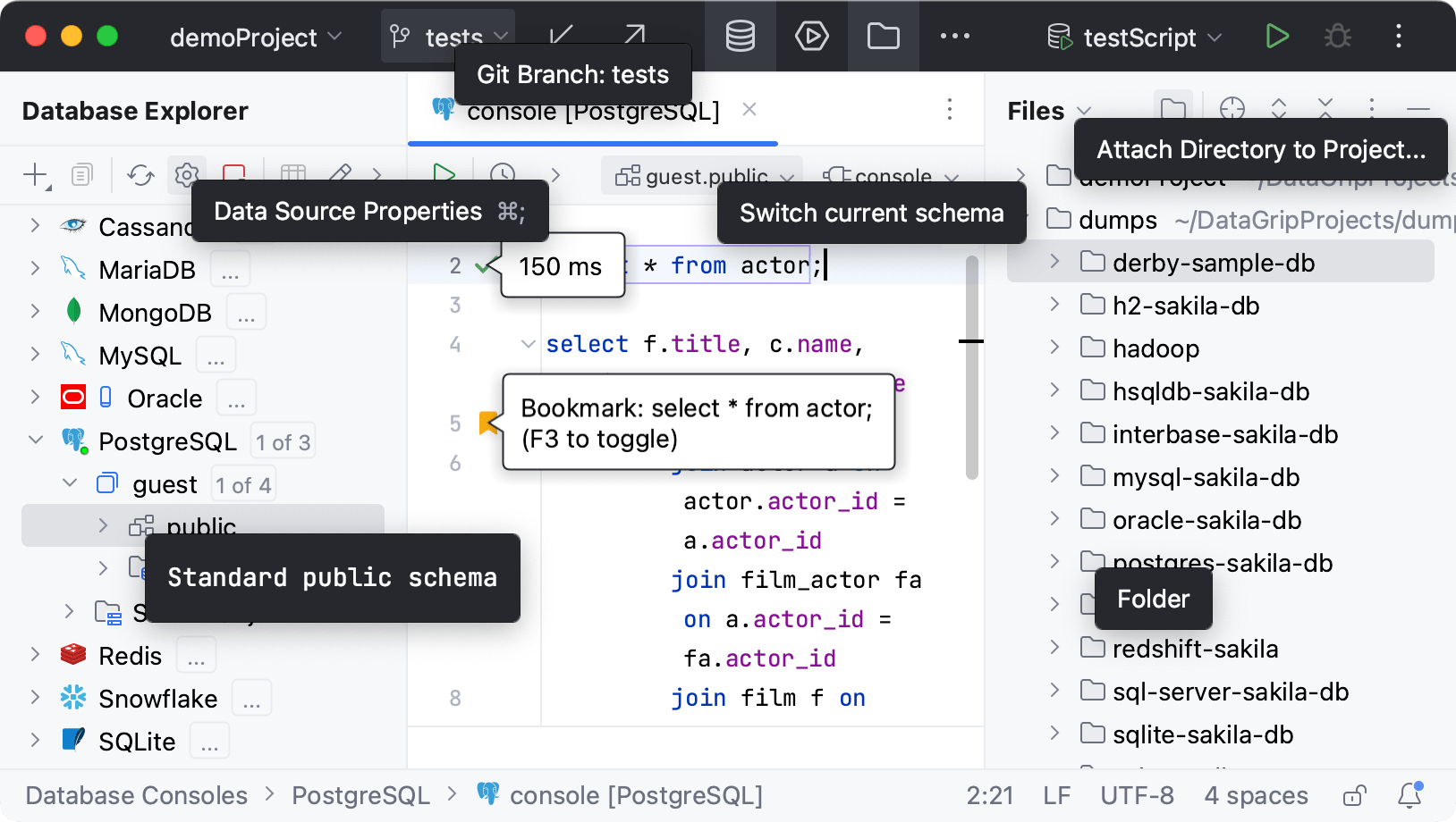 Tooltips in the IDE