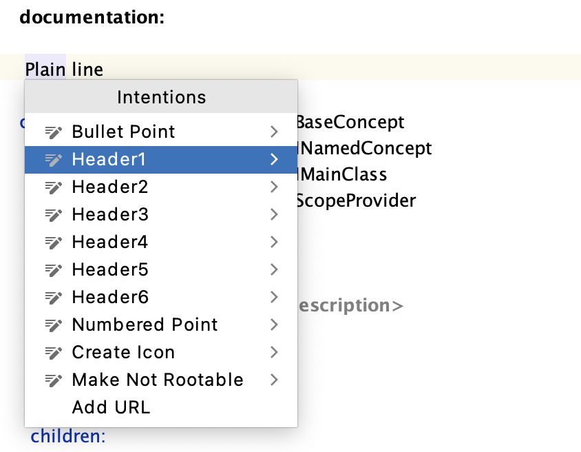 Line types Line types