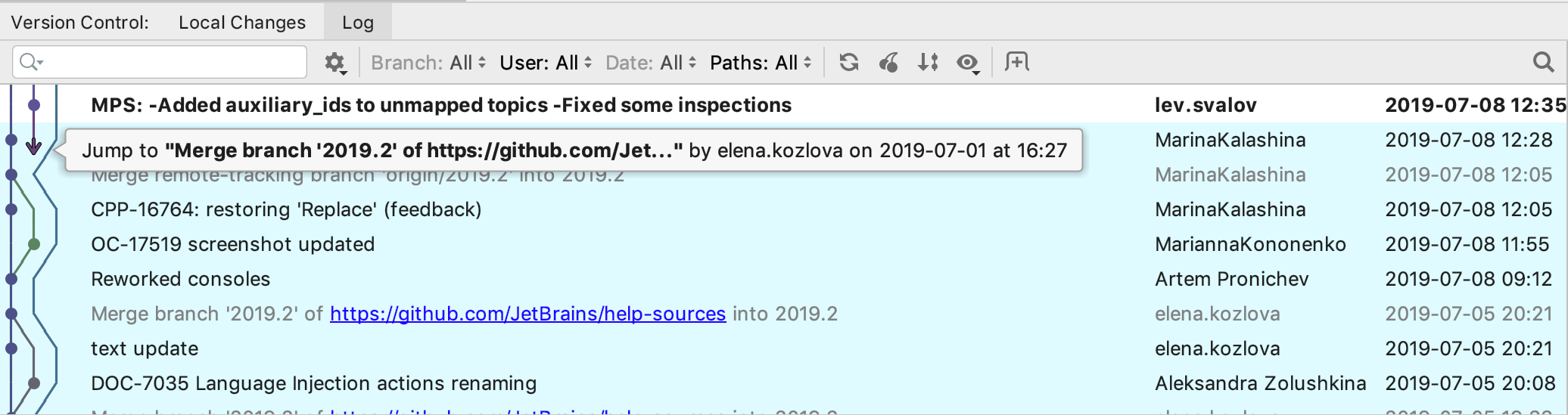 jump to next commit jump to next commit