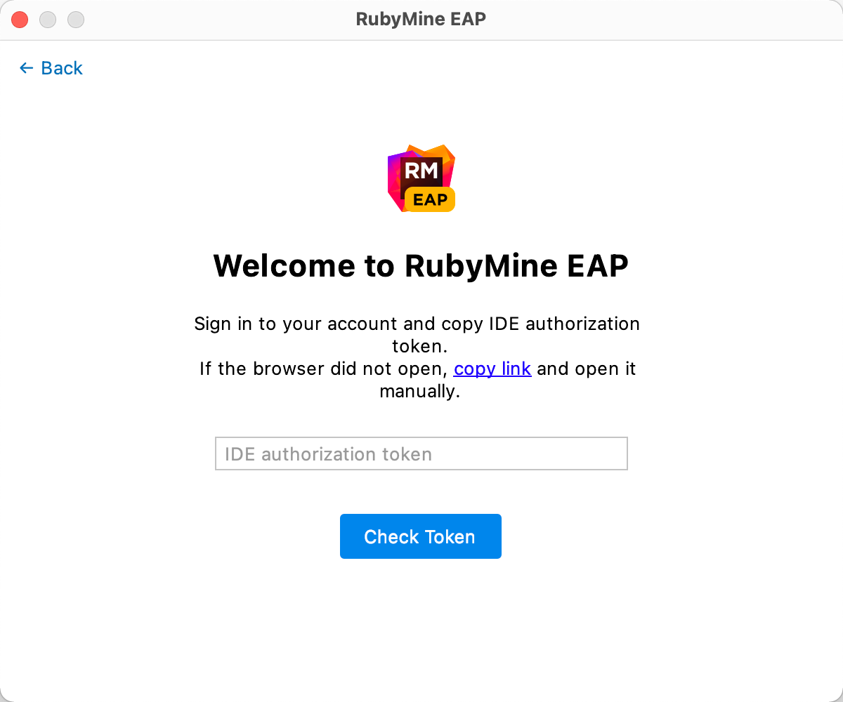 Copy the link to get an authorization token Copy the link to get an authorization token