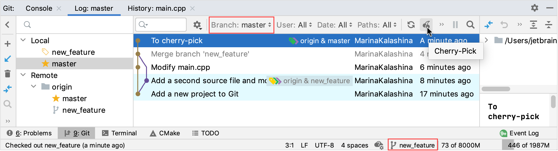 Cherry-pick Cherry-pick