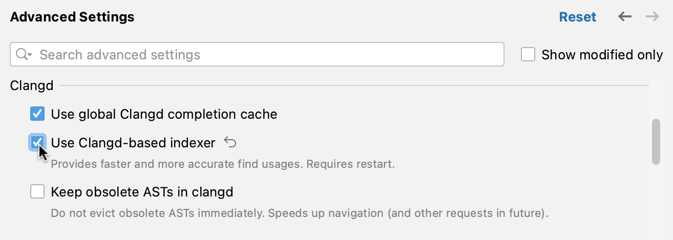 Enabling Clangd indexer Enabling Clangd indexer