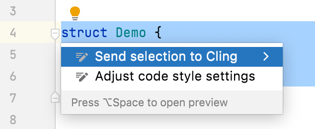 Cling intention Cling intention