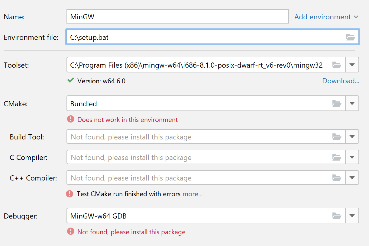 Environment script loading report Environment script loading report