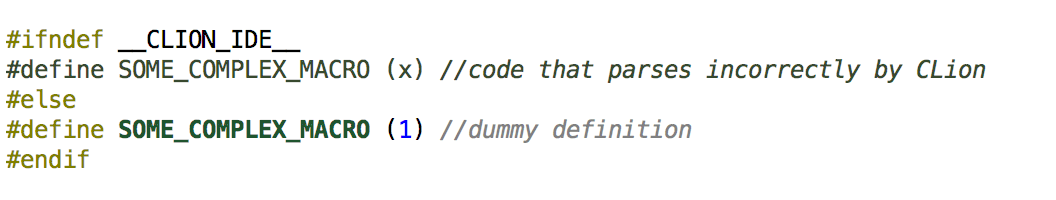 CLion IDE macro CLion IDE macro
