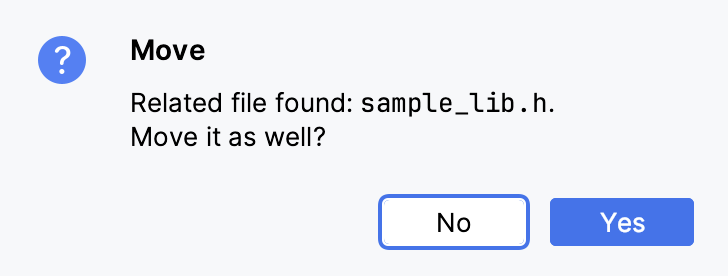 Moving related files Moving related files