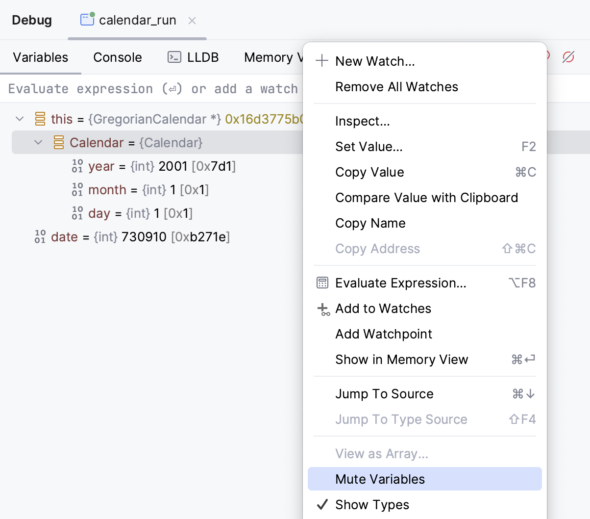 Enable mute variables Enable mute variables