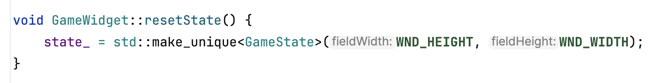Parameter name hints Parameter name hints