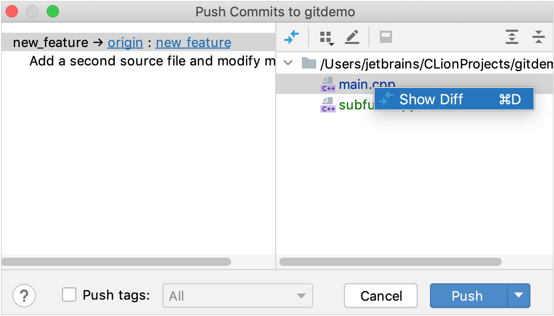 Push commits Push commits