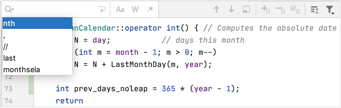 search history search history